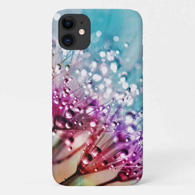 Rainbow Spectrum Flowers Case-Mate iPhone Case (Back)