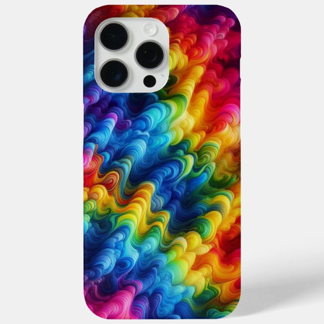 Rainbow Spectrum, rainbow camo, multi-coloured Case-Mate iPhone Case (Back)