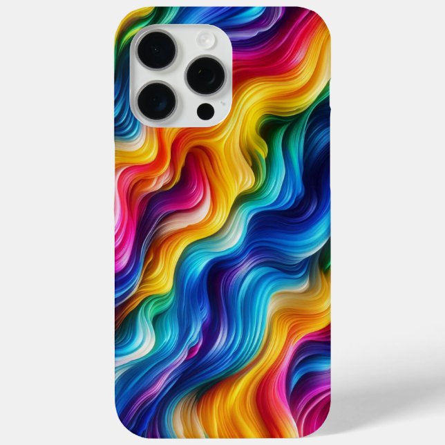 Rainbow Spectrum, rainbow camo, multi-coloured Case-Mate iPhone Case (Back)
