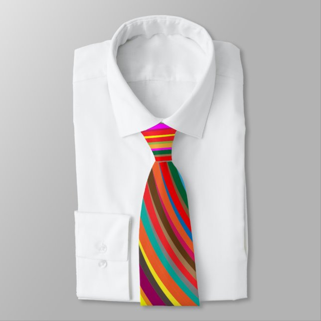rainbow, spectrum tie (Tied)