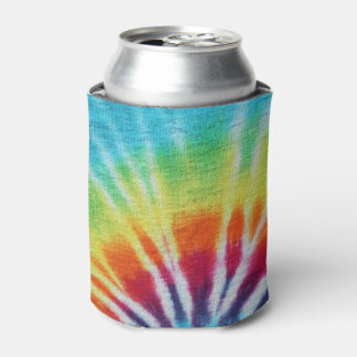 Rainbow Spiral Custom Photo Can Cooler