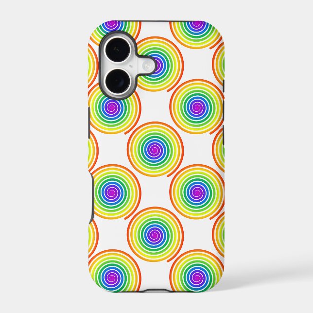 Rainbow Spiral Pattern (Back)