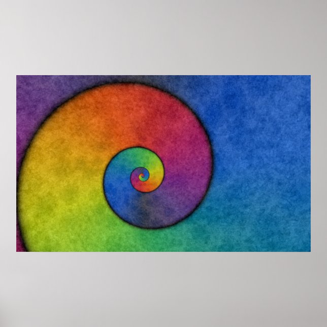 Rainbow Spiral Poster (Front)