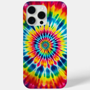 Rainbow Spiral, Tie-dye iPhone 15 Pro Max Case