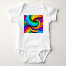 Rainbow Spiral Vortex Abstract - Psychedelic Colou