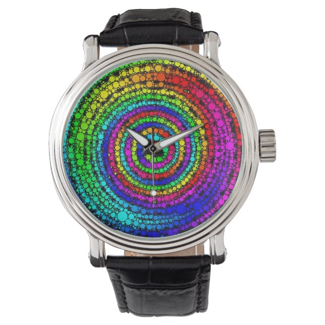 Rainbow Spiral Watch (Front)