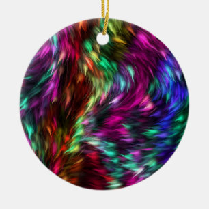 Rainbow Splash Ceramic Tree Decoration