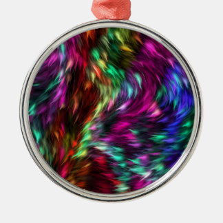 Rainbow Splash Metal Tree Decoration