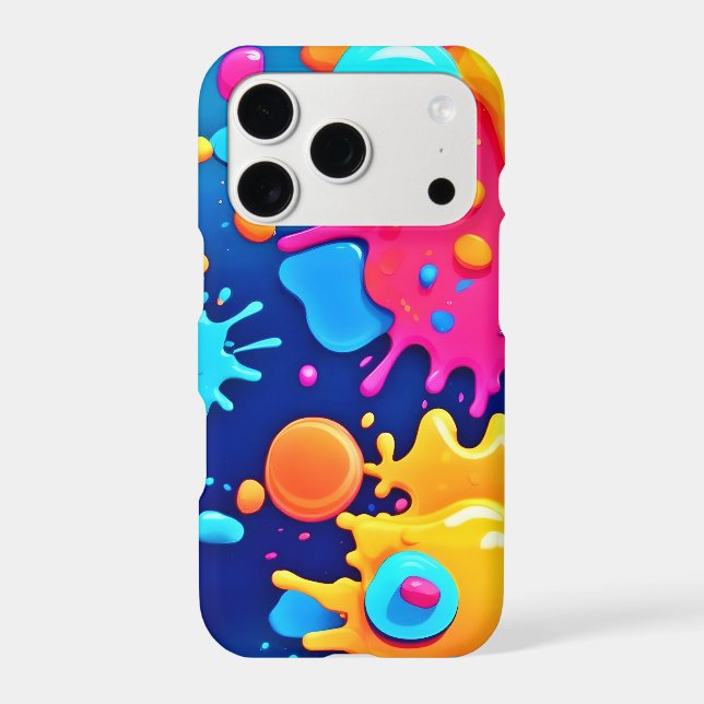 Rainbow Splash Paint Art (Back)