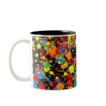 Rainbow Splash Paint Droplets PD