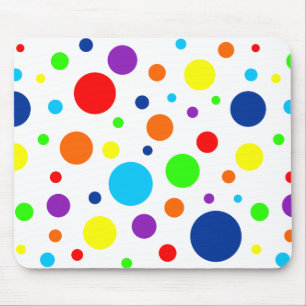 Rainbow Spots Mousepad