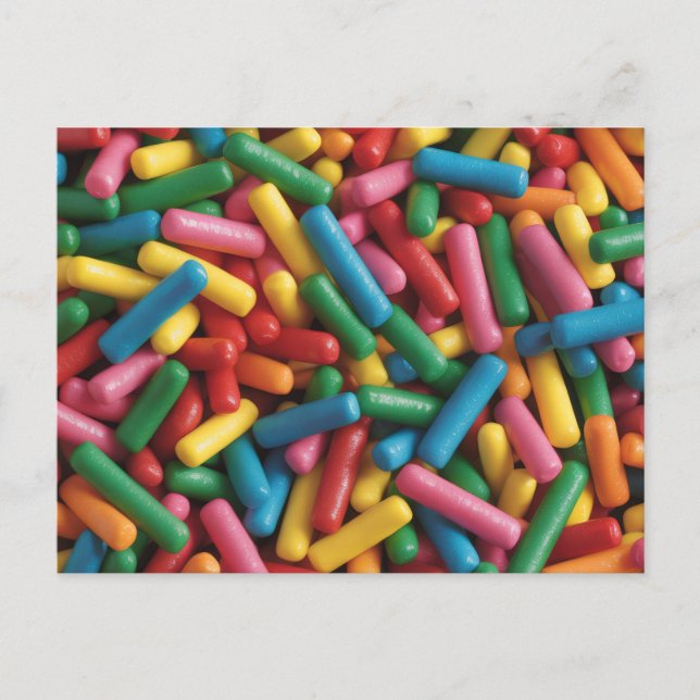 Rainbow Sprinkle Postcard (Front)
