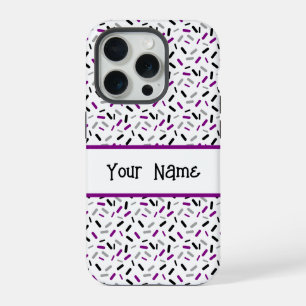 Rainbow Sprinkles Ace Asexual Pride Flag iPhone 15 Pro Case