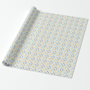 Rainbow Sprinkles AroAce Sunset Pride Flag Wrapping Paper