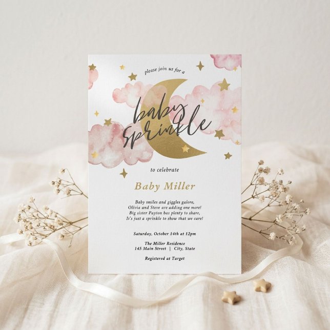 Rainbow Sprinkles Baby Sprinkle Invitation (Creator Uploaded)