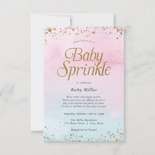 Rainbow Sprinkles Baby Sprinkle Invitation