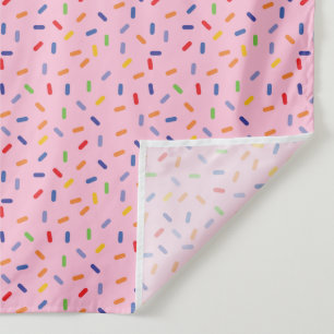 Rainbow Sprinkles Colourful Confetti Light Pink Tapestry