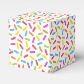 Rainbow Sprinkles Favour Box
