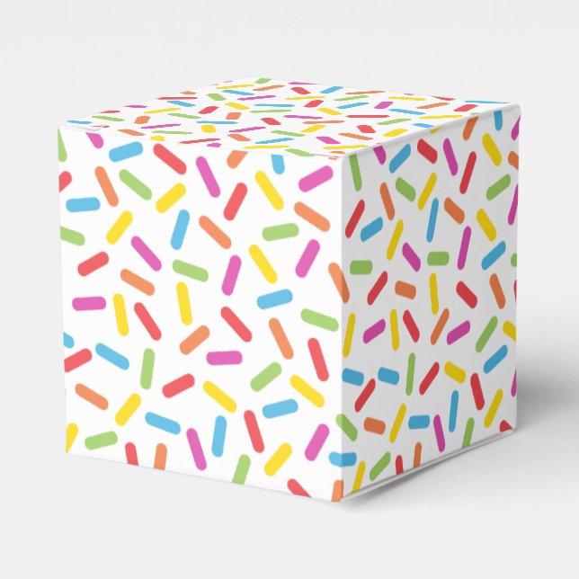 Rainbow Sprinkles Favour Box (Front Side)