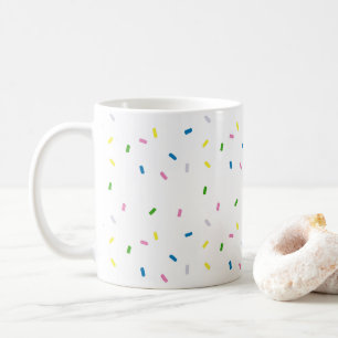 Rainbow Sprinkles Pattern Coffee Mug