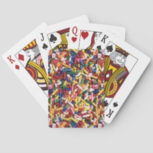 Rainbow Sprinkles Playing Cards