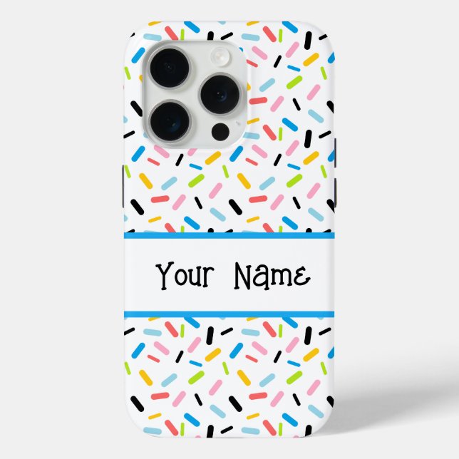 Rainbow Sprinkles Queer Pride Flag Case-Mate iPhone Case (Back)