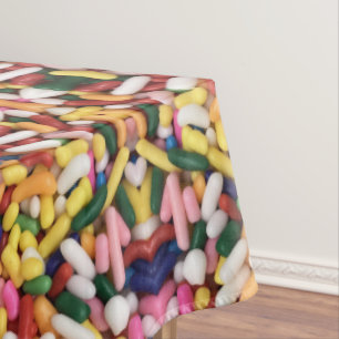 Rainbow Sprinkles Tablecloth