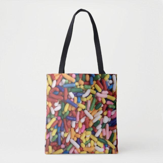 Rainbow Sprinkles Tote Bag (Front)