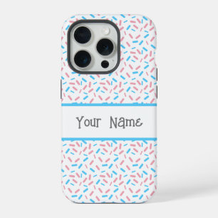 Rainbow Sprinkles Transgender Pride Flag iPhone 15 Pro Case