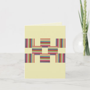 Rainbow Squares Card