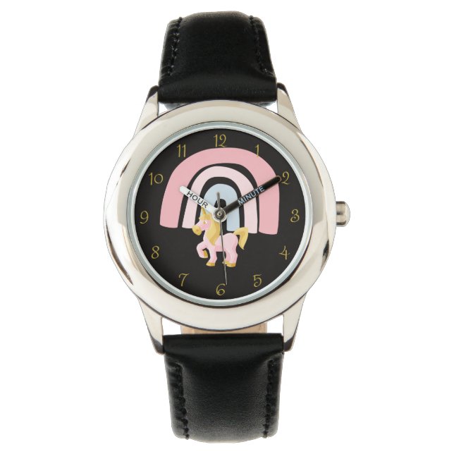 Rainbow Stainless Steel Watch (Front)