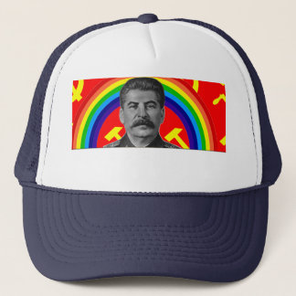 Rainbow Stalin Trucker Hat