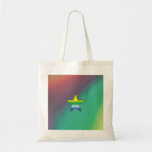 Rainbow Star Tote Bag