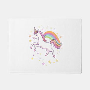 Rainbow Star Unicorn (1) Doormat