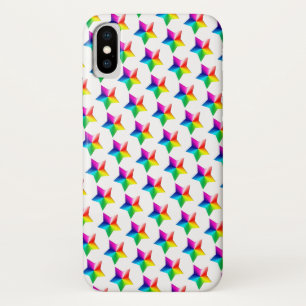 rainbow stars on white Case-Mate iPhone case