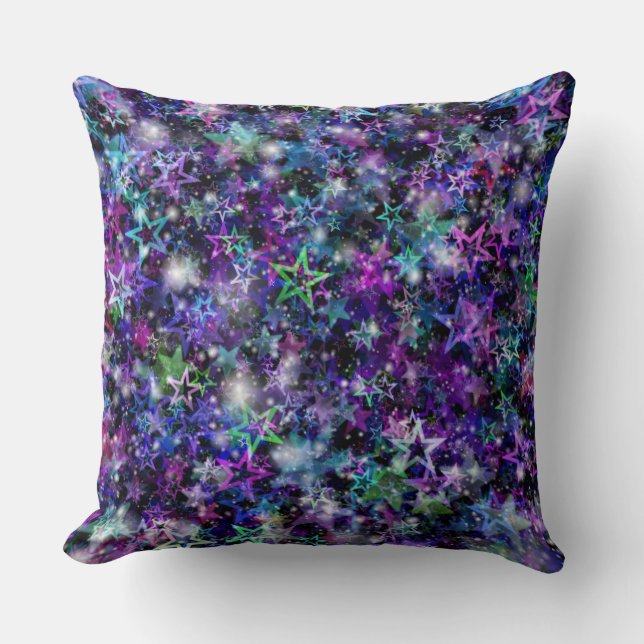 rainbow stars pillow (Front)