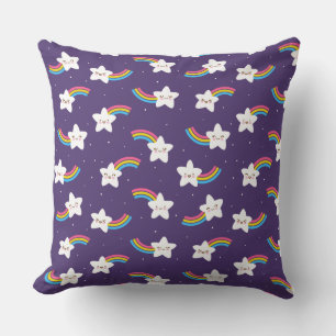 Rainbow Stars Pillow