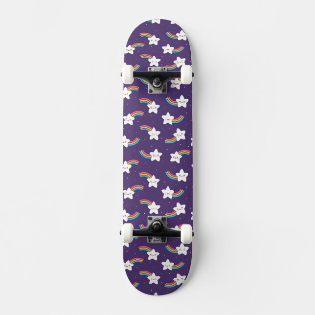 Rainbow Stars Skateboard (Front)