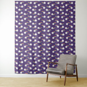 Rainbow Stars Tapestry