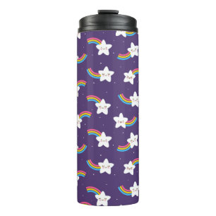 Rainbow Stars Thermal Tumbler
