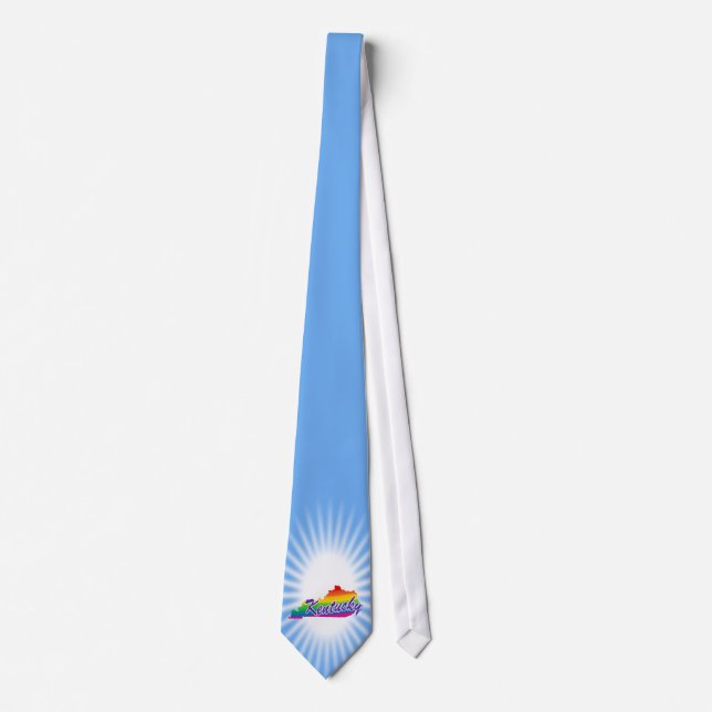 Rainbow State Of Kentucky Tie (Front)