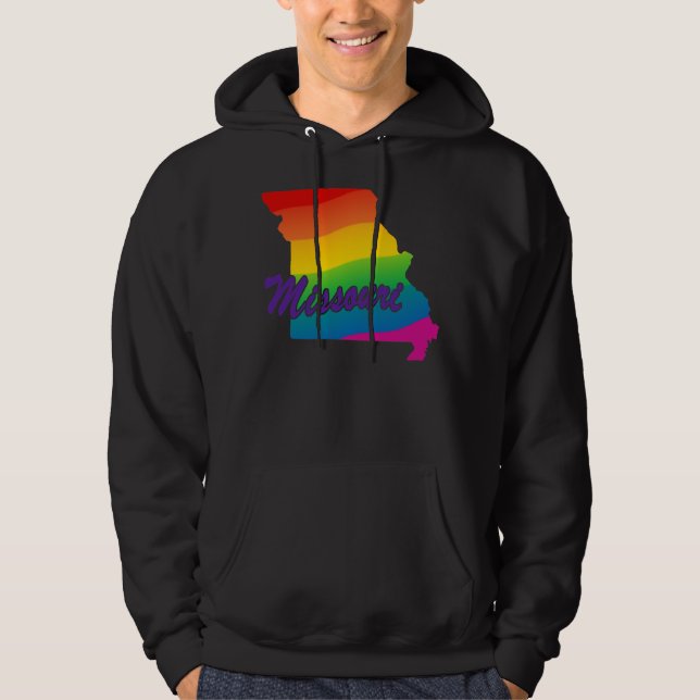 Rainbow State Of Missouri Hoodie (Front)