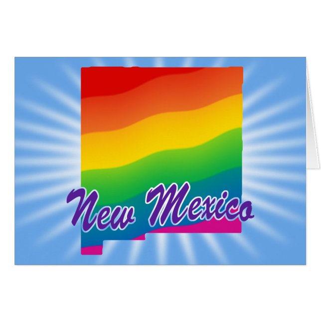 Rainbow State Of New Mexico (Front Horizontal)