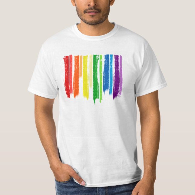RAINBOW STREAKS -.png T-Shirt (Front)