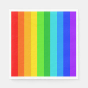 Rainbow Stripe Pattern #2 Napkin