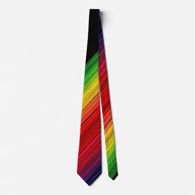 Rainbow Stripe Tie (Front)