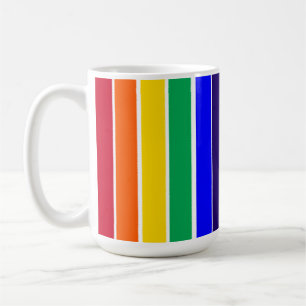 Rainbow Stripes Coffee Mug