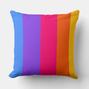 Rainbow Stripes Cushion