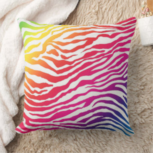 Rainbow Stripes Cushion