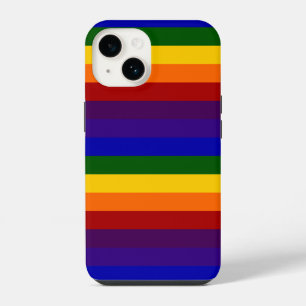 Rainbow Stripes iPhone 14 Case